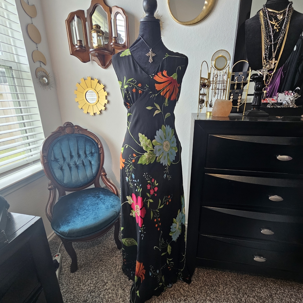 Spenser Jeremy Black Floral Dress